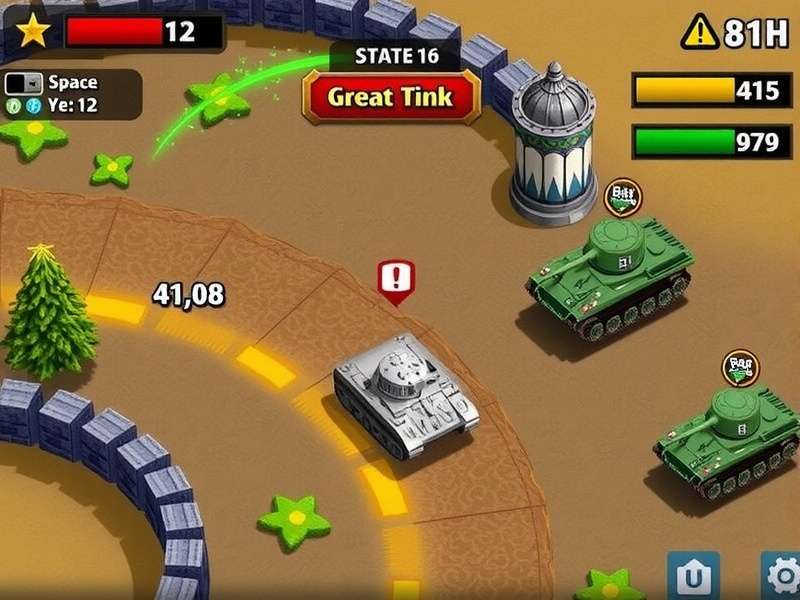Mighty Tank Blitz Controls Interface