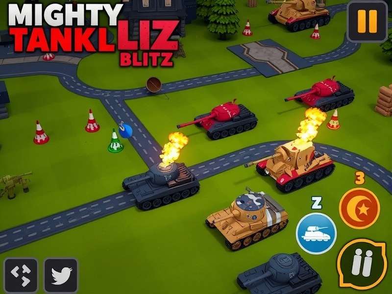 Mighty Tank Blitz Strategy Map